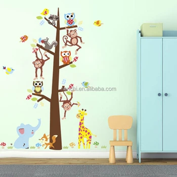 Monkey Growth Chart Wall