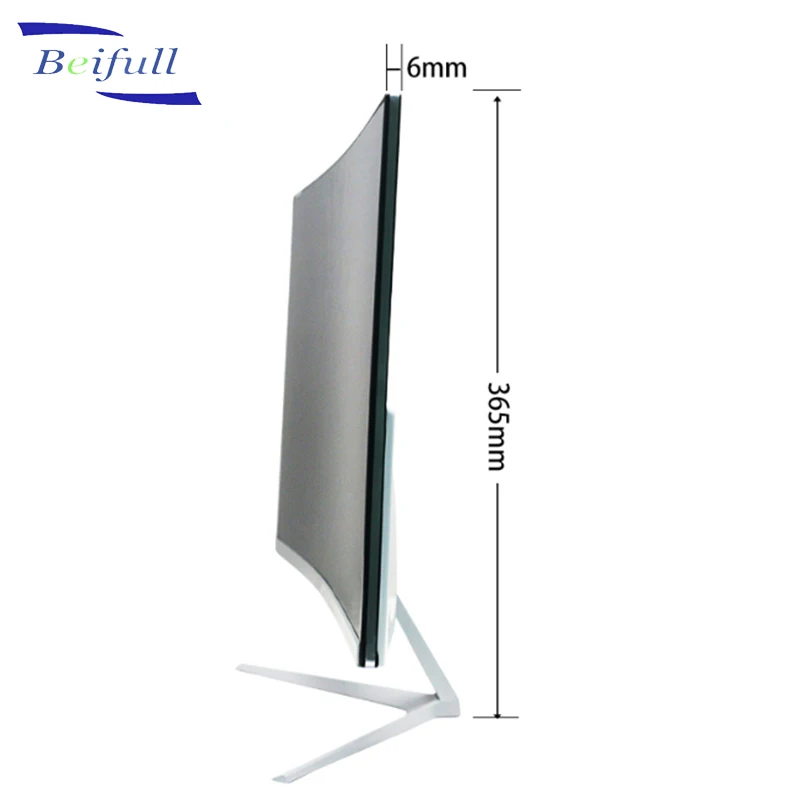 Hot Ultra Thin Full HD 1K IPS Panel LED Curved Frameless computer Monitor 21.5