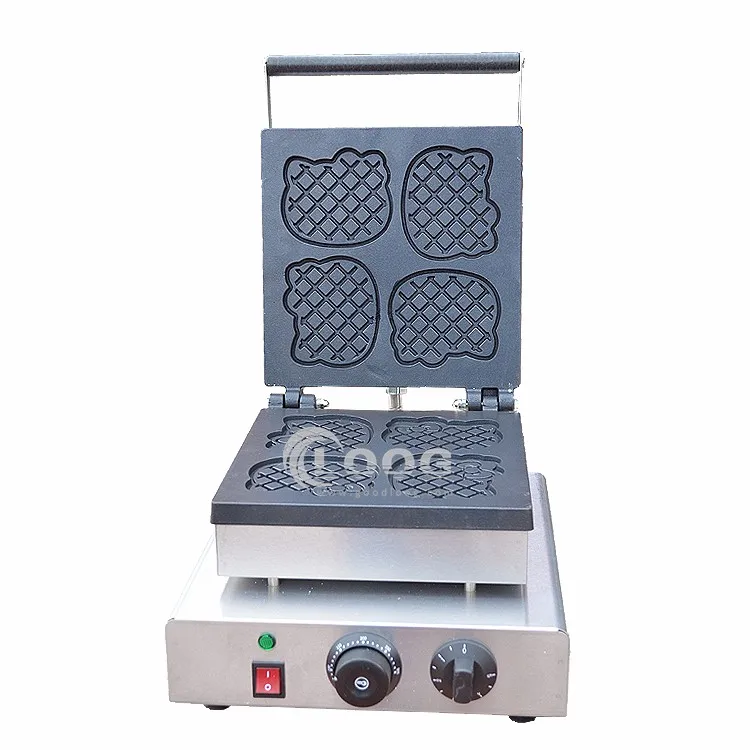 2016 New Arrival Commercial Carbon Waffle Maker Electric Hello Kitty