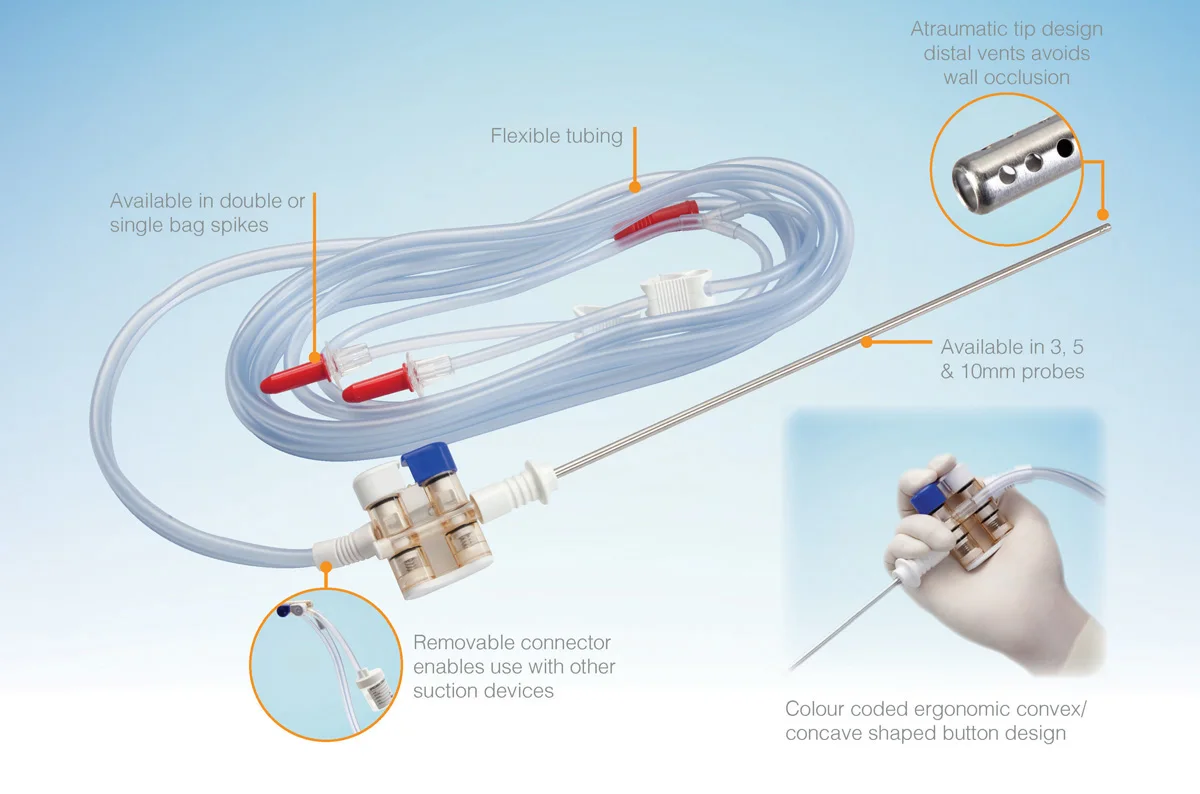 Ce/iso Surgical Laparoscopic Irrigation Suction Tube - Buy Suction ...