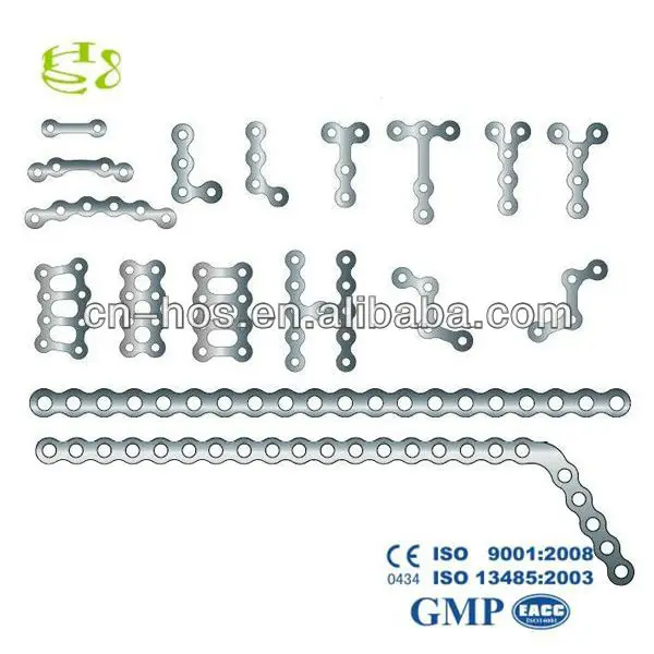 Skull Lock Cranioplasty Cranial Titanium Plate/ Maxillofacial Mesh