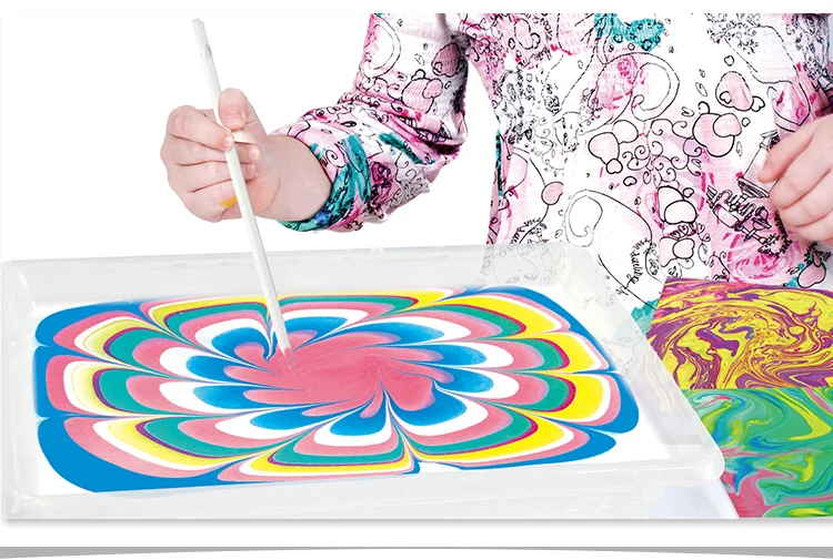 2021 New Water Marbling Paint Art Kit for Kids 