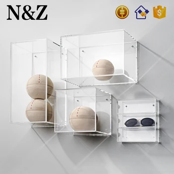 NZ M78 Good Quality Wall Mounted Large Clear Acrylic Display Box NZ M78 Good Quality Wall Mounted Large Clear Acrylic Display Box