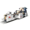 ruian automatic kfc food paper bag making machine with two color printing machine in line