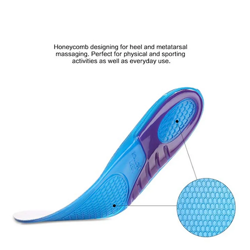 Comfort Silicone Foot Half Sole Jelly Shoes Massaging Silicon Gel