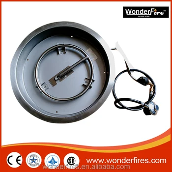 Stainless Steel Outdoor Asia Fire Pit Pan Propane Burner And Gas