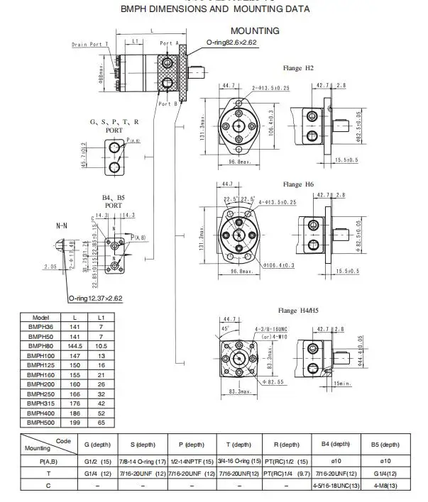 High Pressure wheel hub  Hydraulic Motor