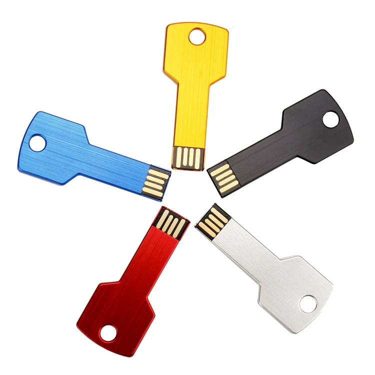 2021 Key Shape USB Flash Memory Disk USB Drive Free Custom Laser LOGO 2.0 3.0 2GB 4GB 8GB 16GB 32GB 64GB Pen Drive - ANKUX.COM