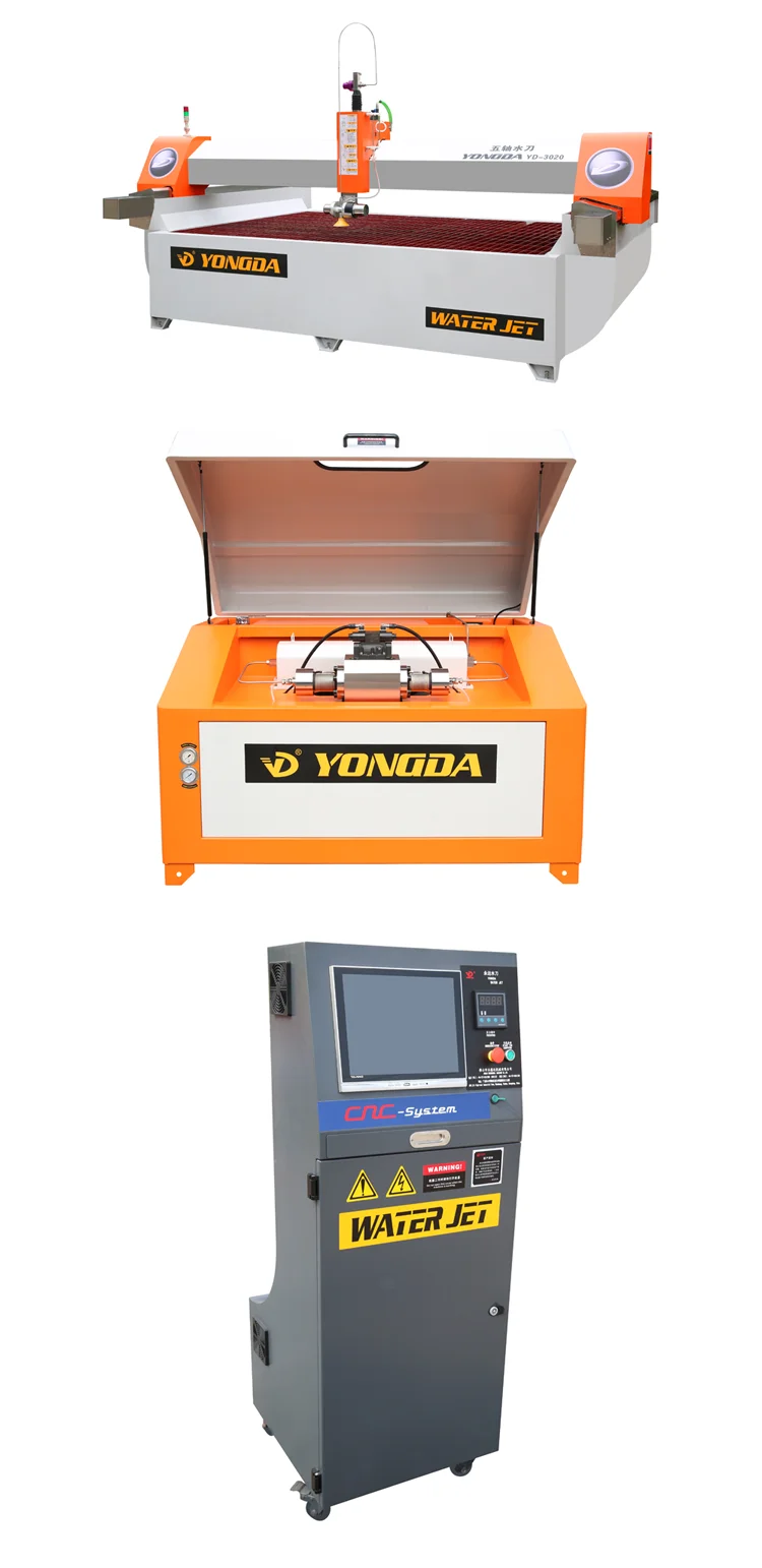 Yd3020 Yongda Automatic Water Jet Metal Cutting Machine Ab 5 Axis Metal