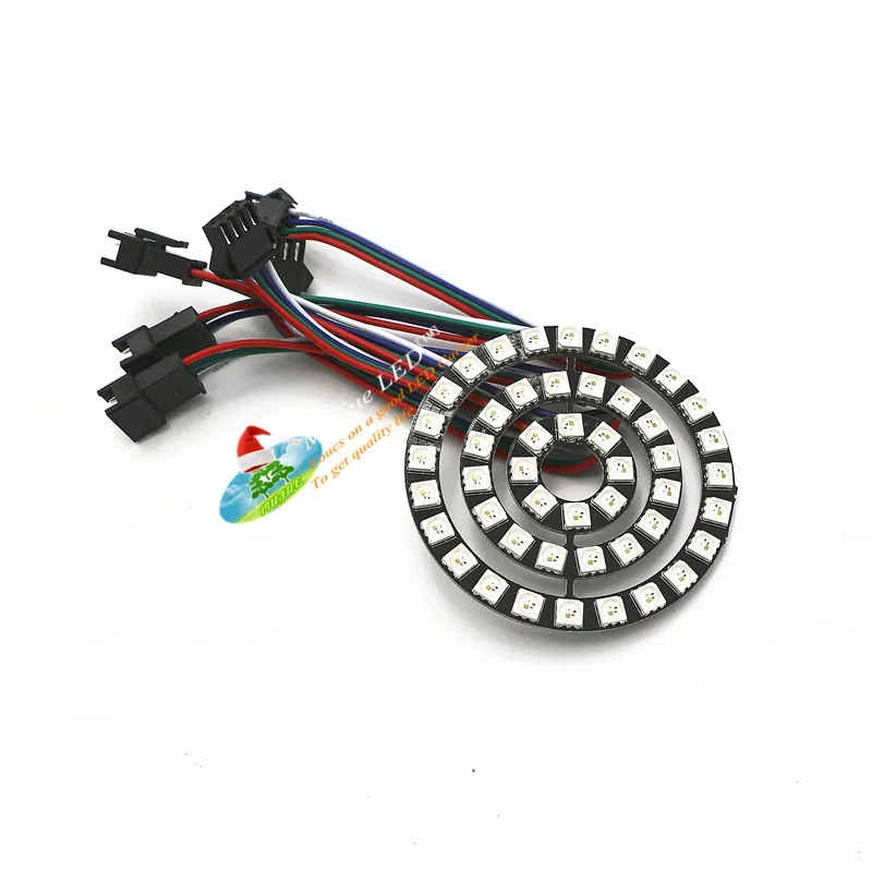 Programmable WS2812 ws2813 SK6812 60 RGB RGBW LED pixel ring