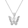 Trendy Jewelry Necklace Pendant, Chinese Lucky Charm 925 Sterling Silver Butterfly Pendant