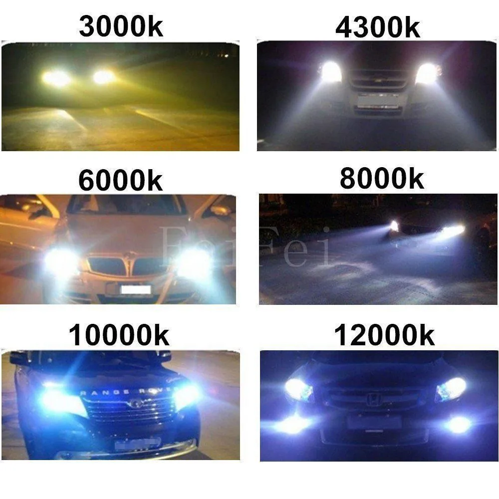 HID Xenon Conversion Kit – 3000K To 12000K Color Options, Bi-Xenon, Multiple Bulb Sizes (9007, H13, H3, Etc.)