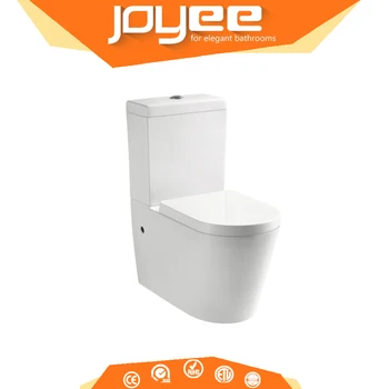 Joyee One Piece Comfort Height Slim Tank Toilets With Built In