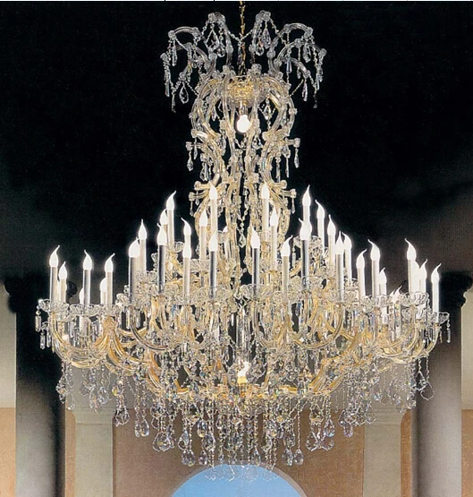 huge modern chandelier