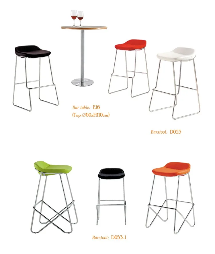 High Bar Chair Bar Counter Stools With Chromed Metal Base Buy High Bar Chair,High Bar Stools