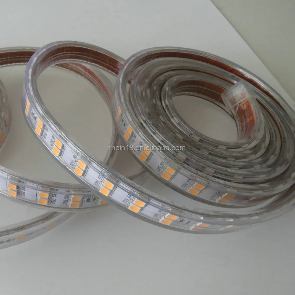 
120V 220V 120led per meter double row white RGB 5050 led strip 