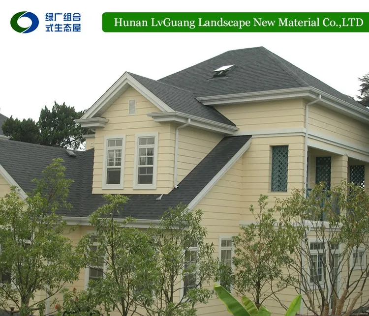 Outdoor hengxin prefabricated single storey luxury prefab house