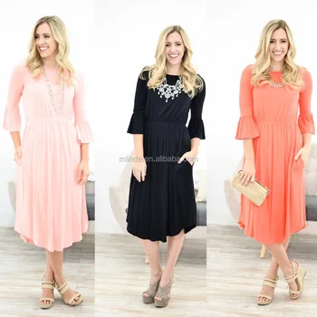 bell sleeve one piece