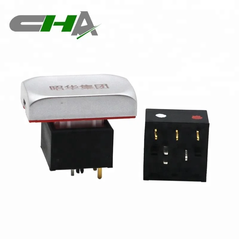 CHA 2018 Hot sale 15mm LED latching led push button switch