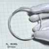 Platinum Pt metal wire 99.99% PURE! Diameter 1mm solid element
