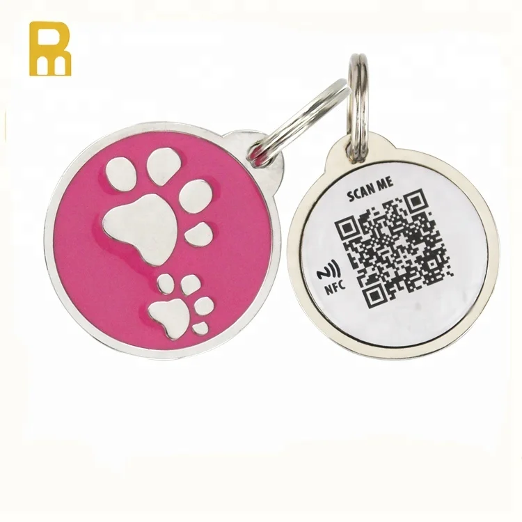 nfc-qr-code-barcode-dog-tag-id-number-pet-tag-buy-nfc-pet-tag-qr-code