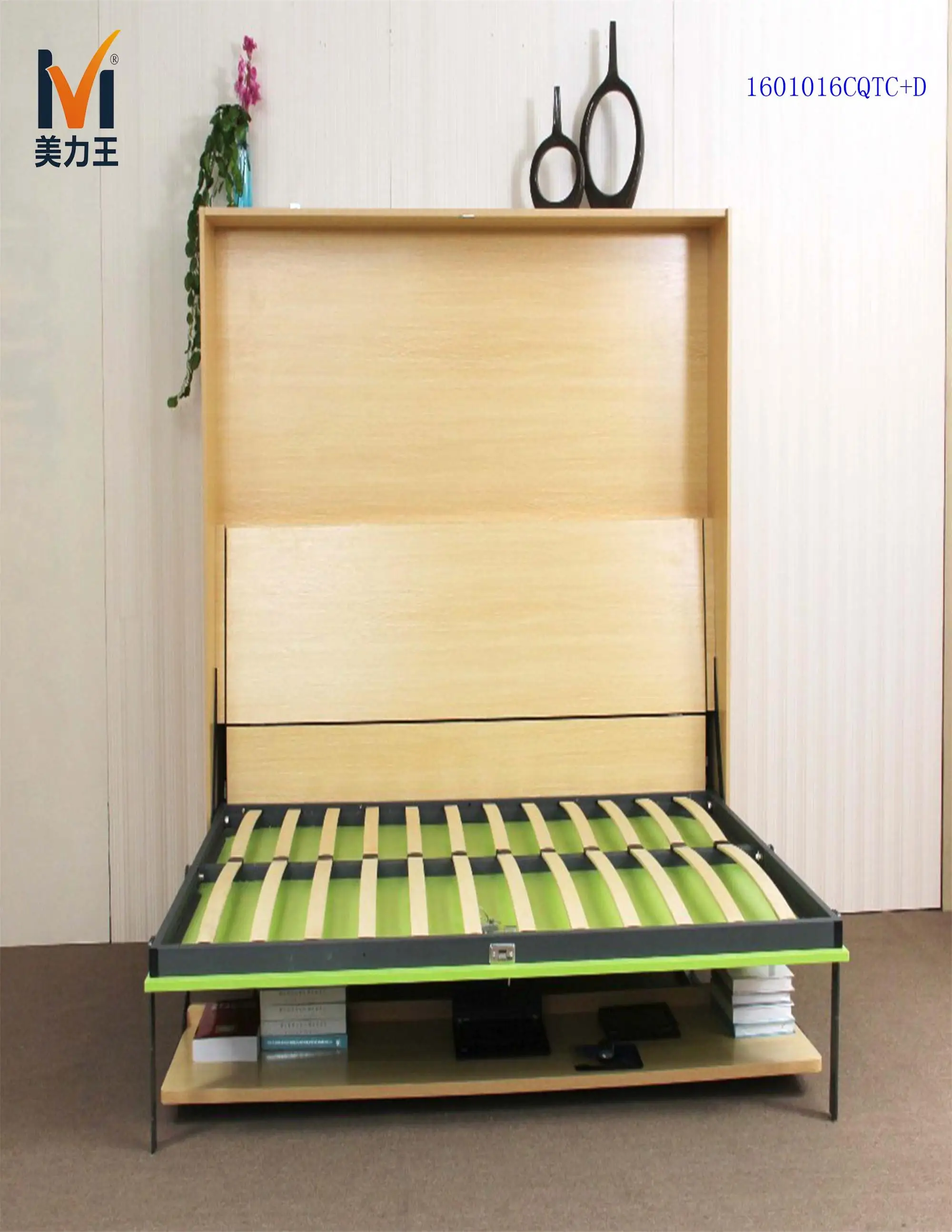 Spacesaving Folding Murphy Wall Bed Hardware Accessories With Desk