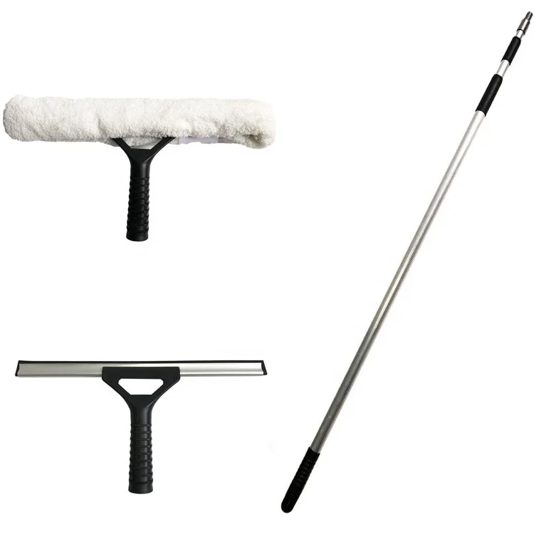 Esd Telescopic Long Handled Rubber Window Cleaning Squeegee Kit - Buy ...