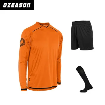 orange colour football jersey