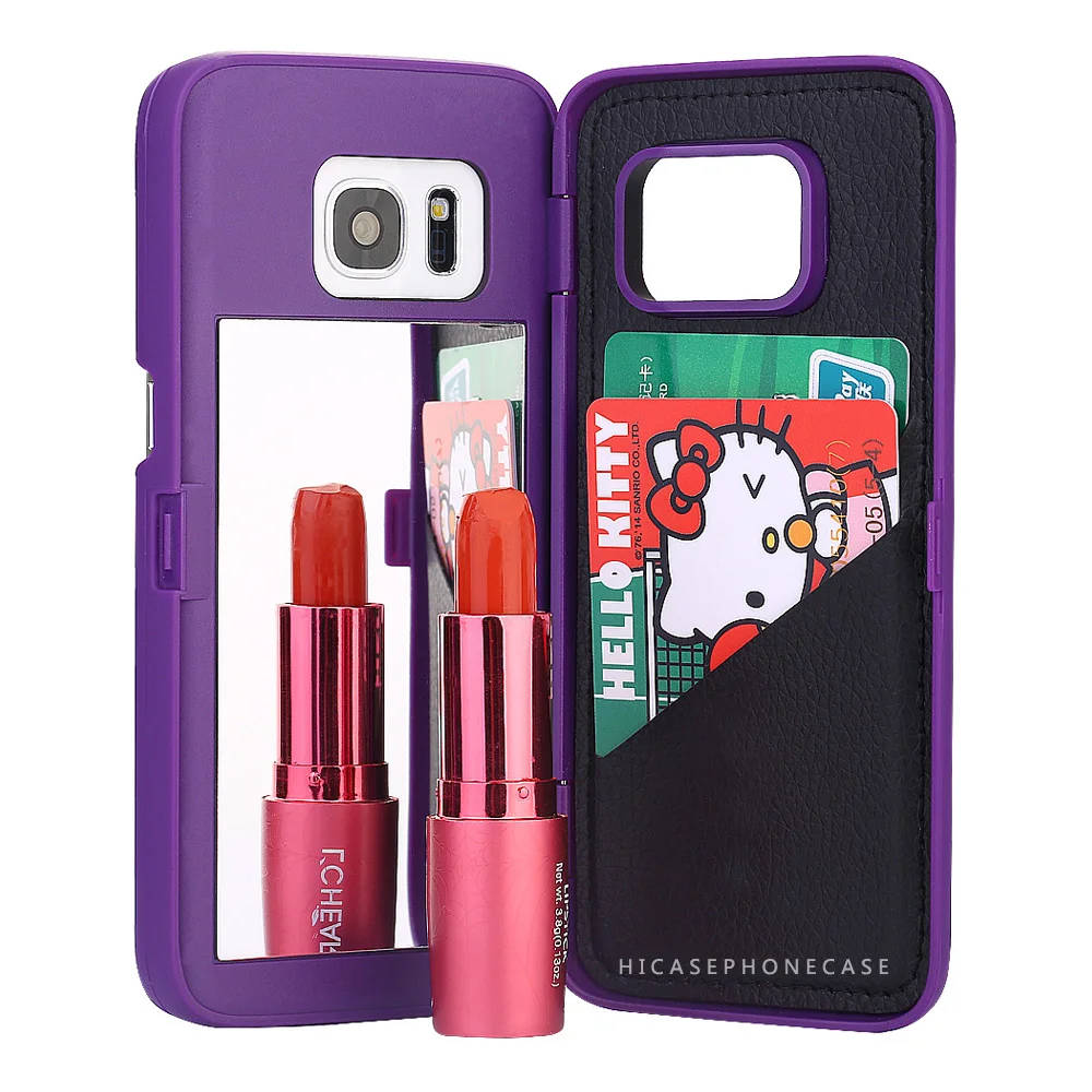 lighted lipstick case with mirror