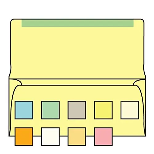 #6-1/4 Collection/Remittance Envelopes, 3-1/2" x 6-1/4" 24# Recycled Canary Pastel, Flaps Extended (Box of 500)