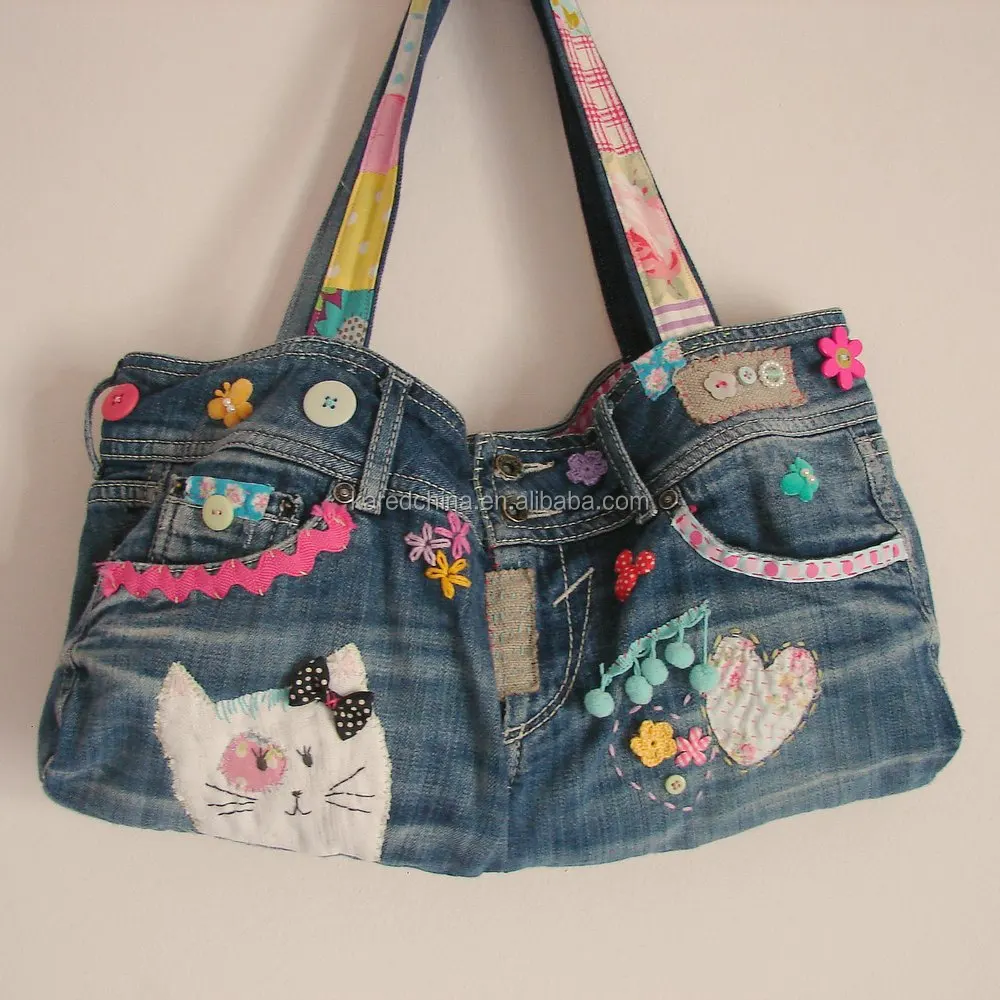 China New Innovative Product Designer Tote Denim Handbag Msb Bag China New Innovative Product Designer Tote Denim Handbag Msb Bag Jeans