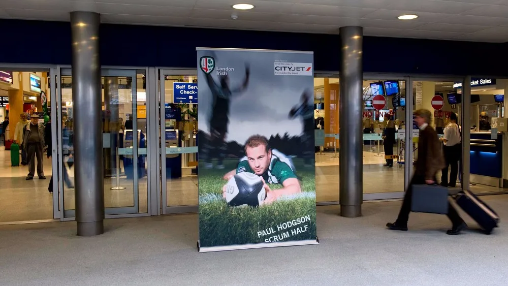 Custom Pvc Printed Type Display Banner Standing Banner Advertising