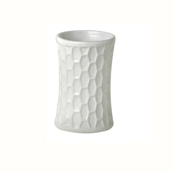 Wholesale Ceramic White Polish Honeycomb Vase Buy