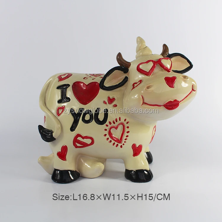 resin cow statue