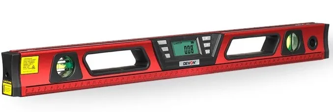 spirit level with angle indicator