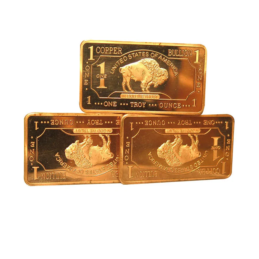 Copper Price 1 Oz 999 Fine Copper Buffalo Bullion Bars B59 Buy Copper