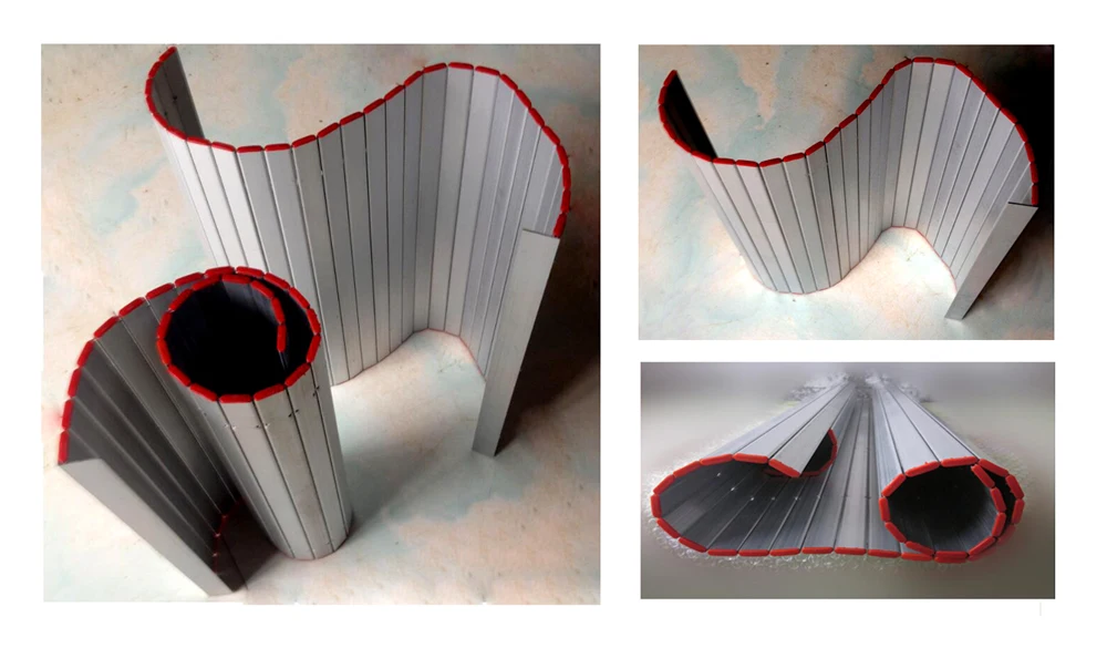 Flexible Aluminum Bellow Covers Roll Up Cover For Cnc Machine By Tina Hou Buy Flexible