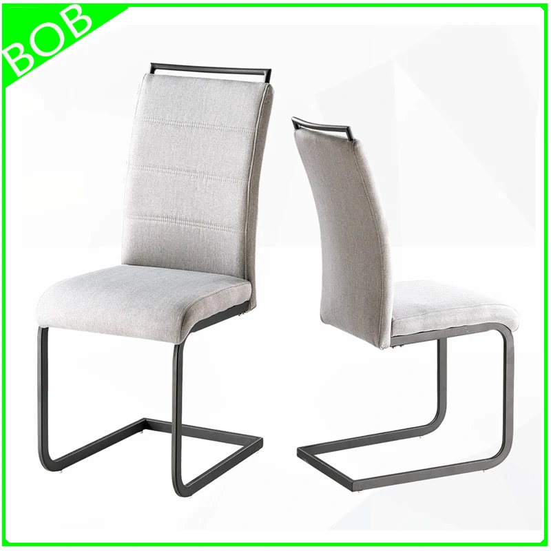 Bazhou Wholesale Fabric Dining Chair Restaurant, Chinese Modern Leather Dining Chair
