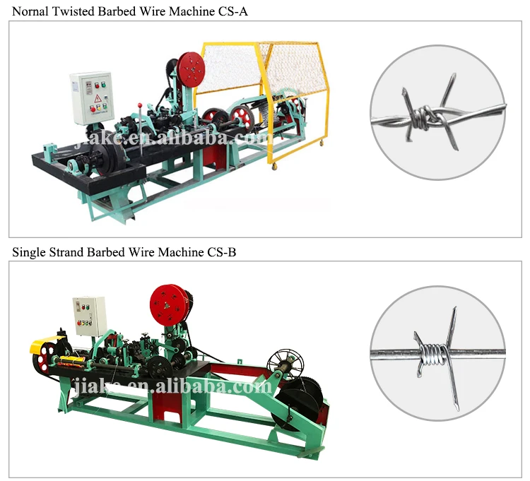 CS-A galvanized twisted barbed wire making machine