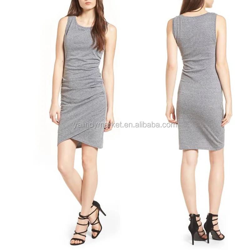 New Slim-fit Sleeveless Vest Skirt Tank Top Dress