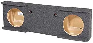 Q Power GMC10 2007 4DOOR Dual 10-Inch Custom Fit Speaker Box for GM/Chevy Crew Cab 4-Door Trucks 2007-2013