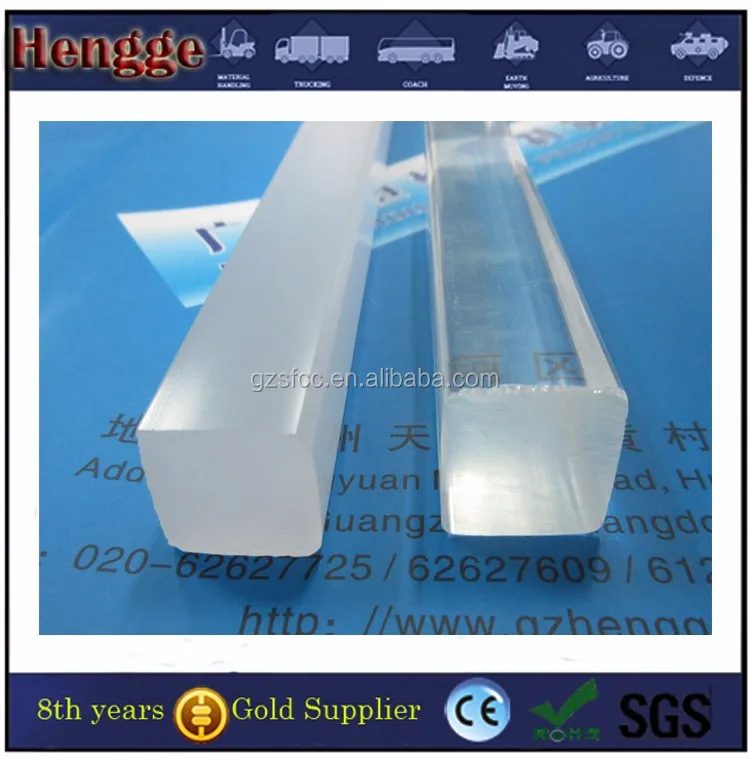 Clear Color Delrin Rod Square Acrylic Plastic Rod Buy Color Square