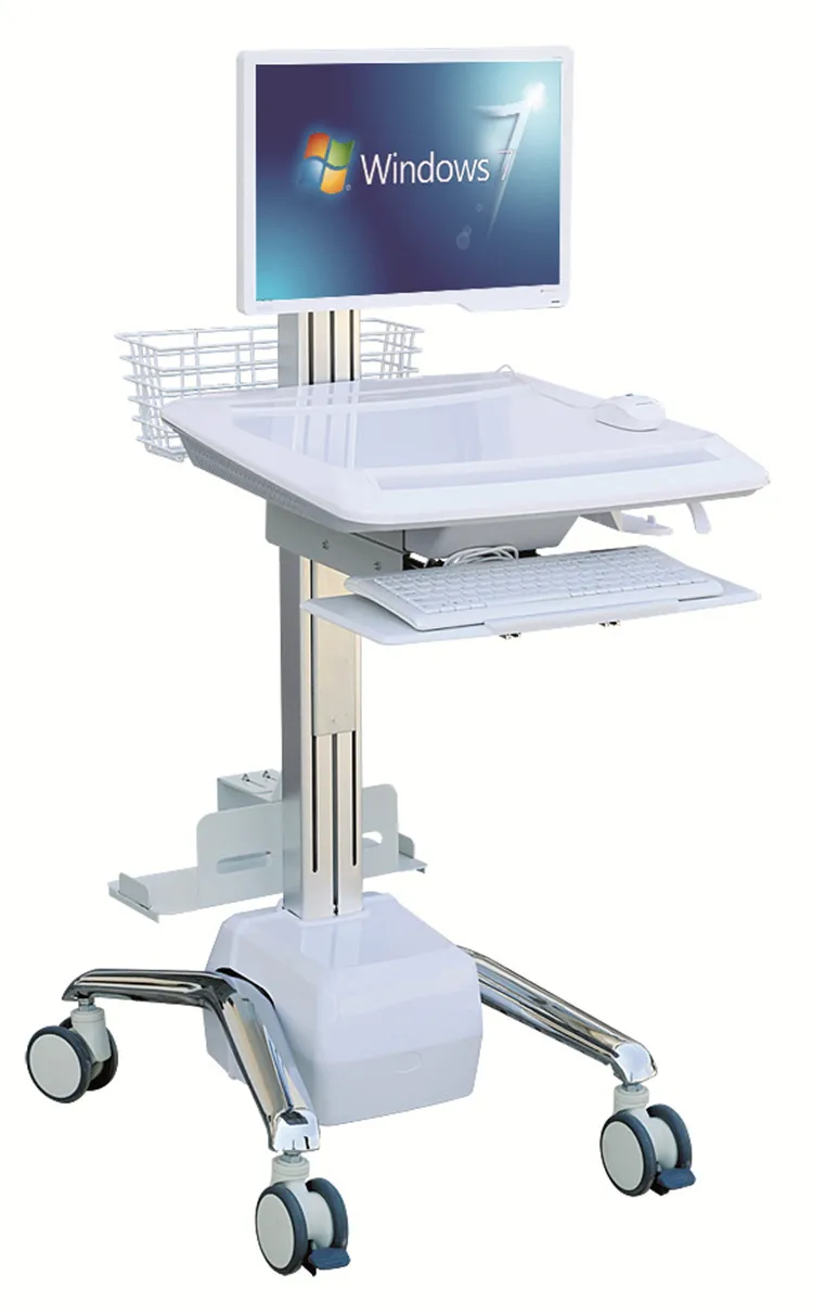 Good price ABS medical equipment mobile medical nursing crash trolley cart in hospital furniture