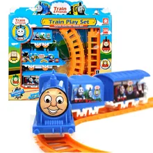 Plastic Thomas Electric Train Tracks Play Set Educational Toy for Kids Children
