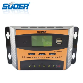 charge solar pwm suoer 24v 12v controller regulator 40a manual larger