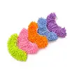 New 2018 1pair Mop Slippers Dusting Cleaning Foot Socks Shoe Lazy Quick Floor House Microfiber Slippers Clean Floor