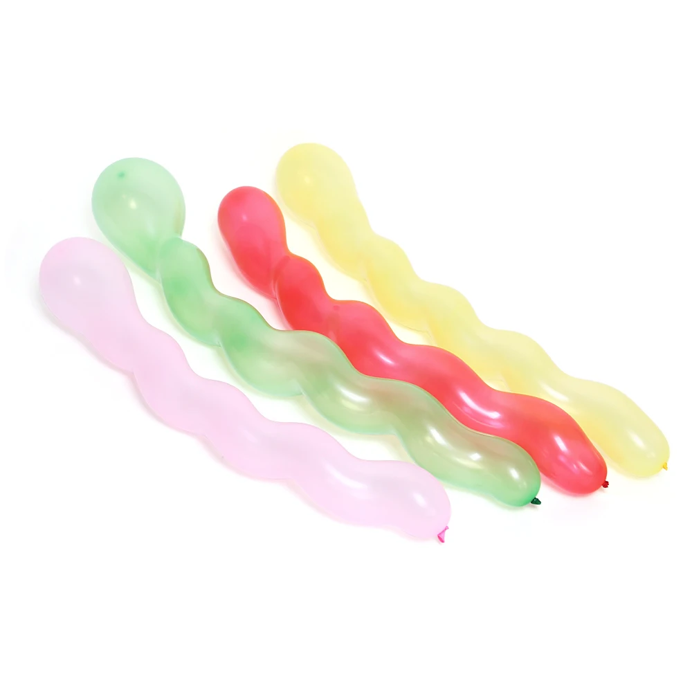 100 Spiral Balloons Long Late Wedding Kids Birthday Party Decor Gift 