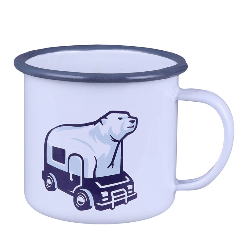 Unionpromo custom enamel mug for coffee and camping