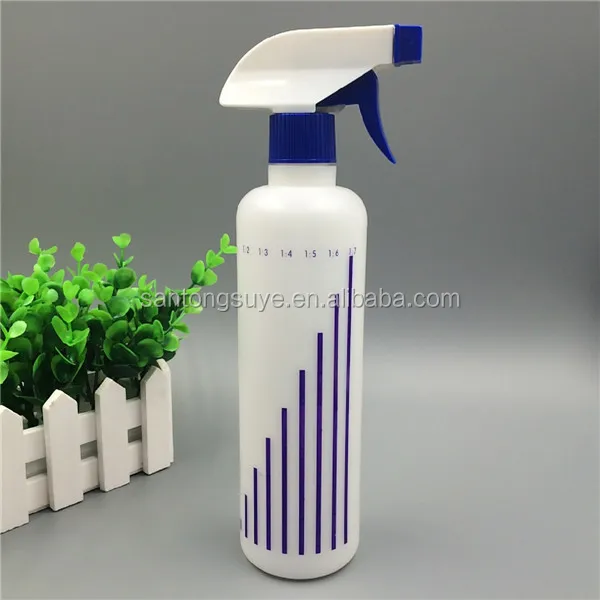 Free Sample Available 500ml Food Grade Spray Bottle For Detergent Home