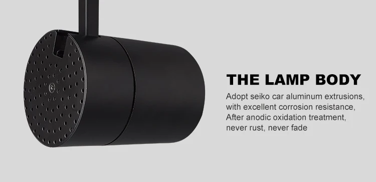 Smart dimmable commercial 20W 30W adjustable 3 in1 cob led track light